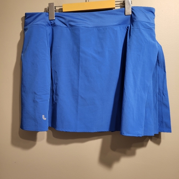 Lole Blue Pleated Women's Skort, Size XL - Picture 2 of 4